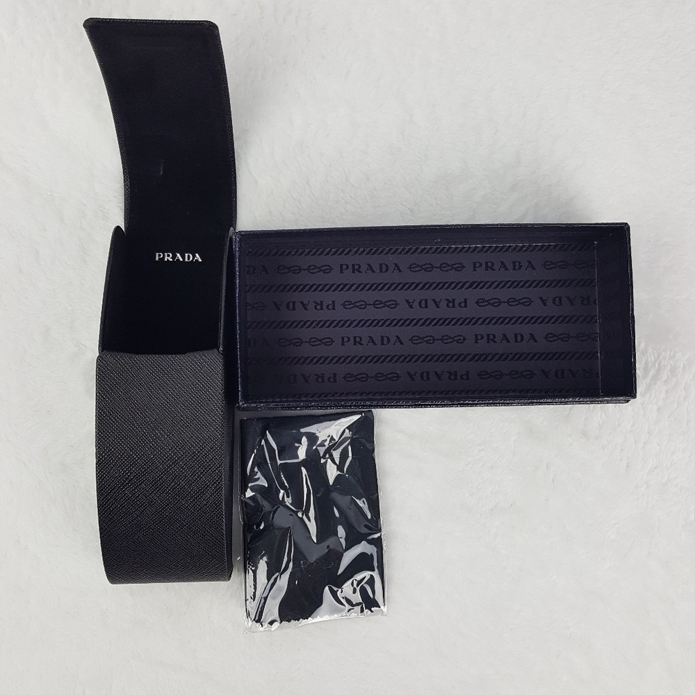 Large Prada Sunglass Case and Cleaning Rag NWT